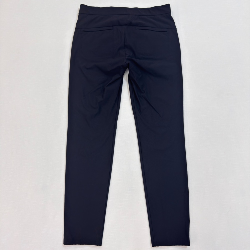Athleta Wander Stash Skinny Pant Black Tapered Travel Trousers Size 8 - Picture 6 of 8
